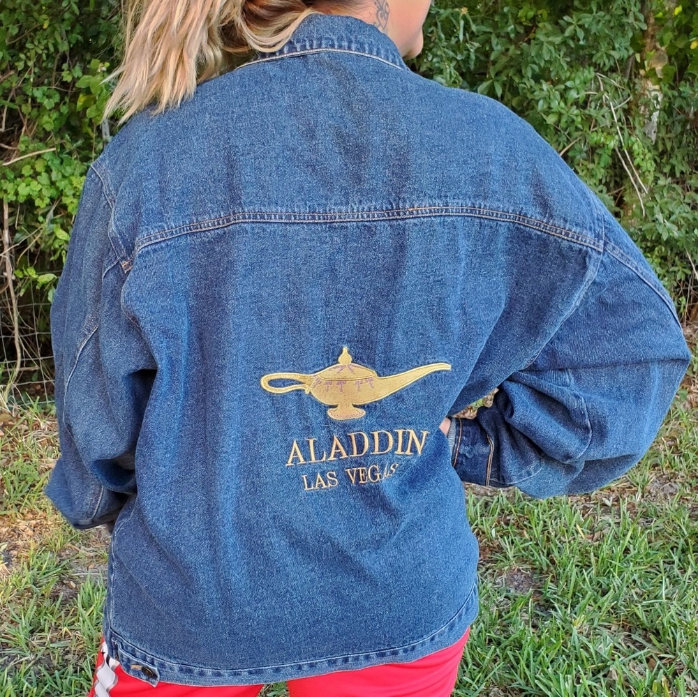 Aladdin Embroidered Denim Jacket - Picture 2 of 6